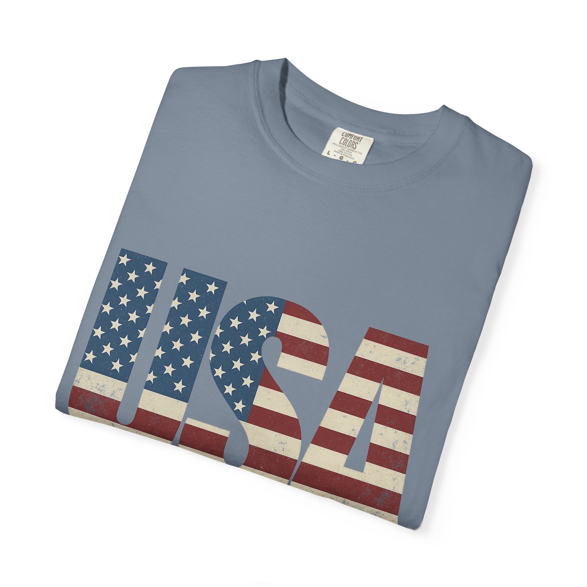 T-Shirt  USA 200 Anniversary  - of Unisex Garment-Dyed T-shirt
