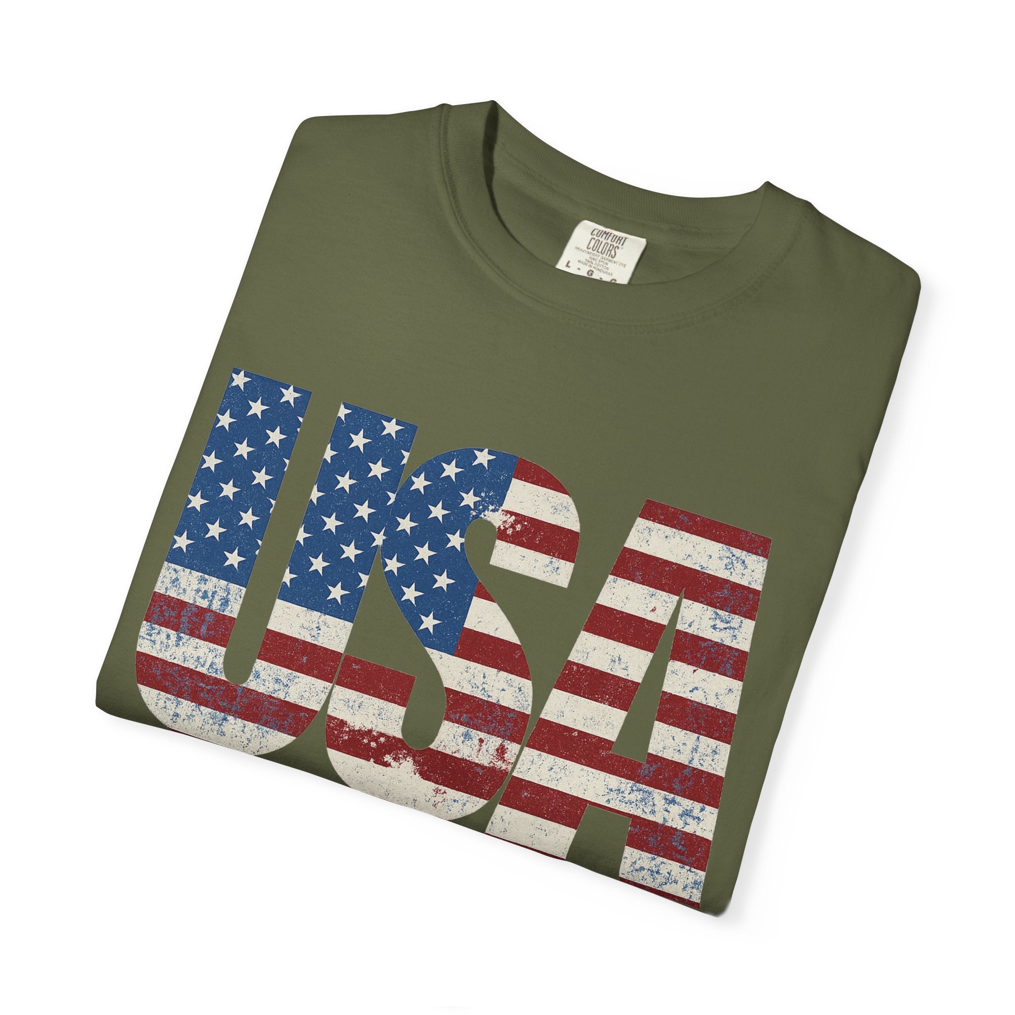 T-Shirt USA Anniversary  - of Unisex Garment-Dyed T-shirt