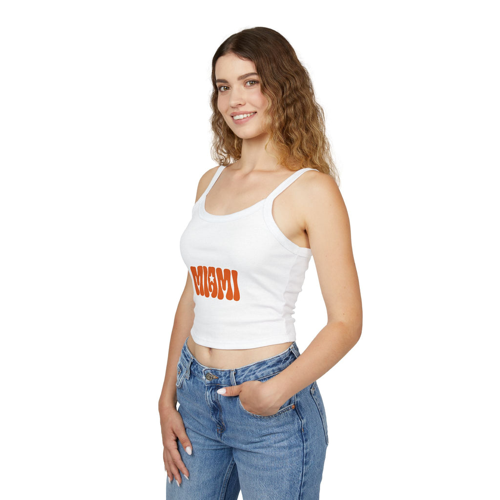 Miami  Strap Tank Top — Women's Crop Top