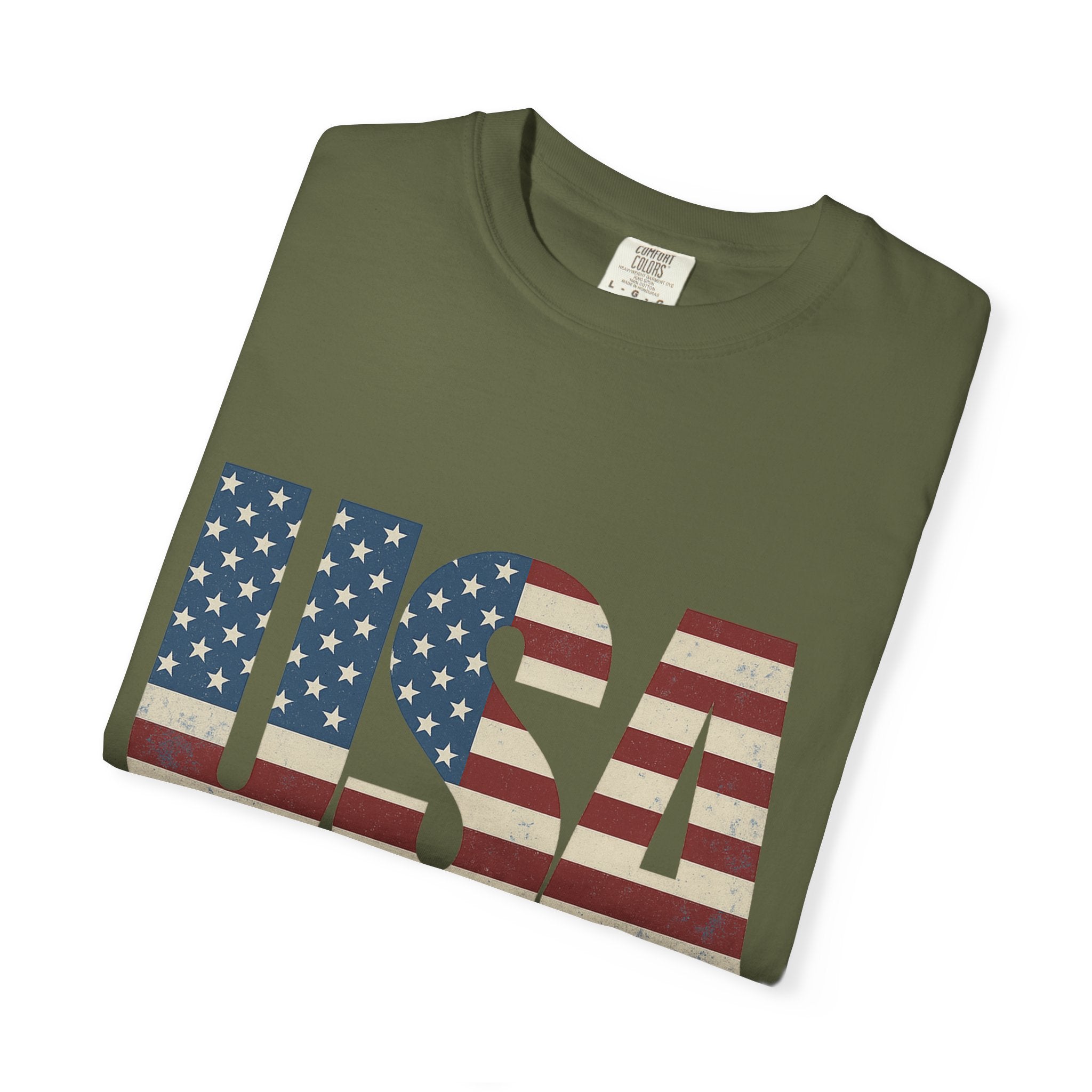 T-Shirt  USA 200 Anniversary  - of Unisex Garment-Dyed T-shirt