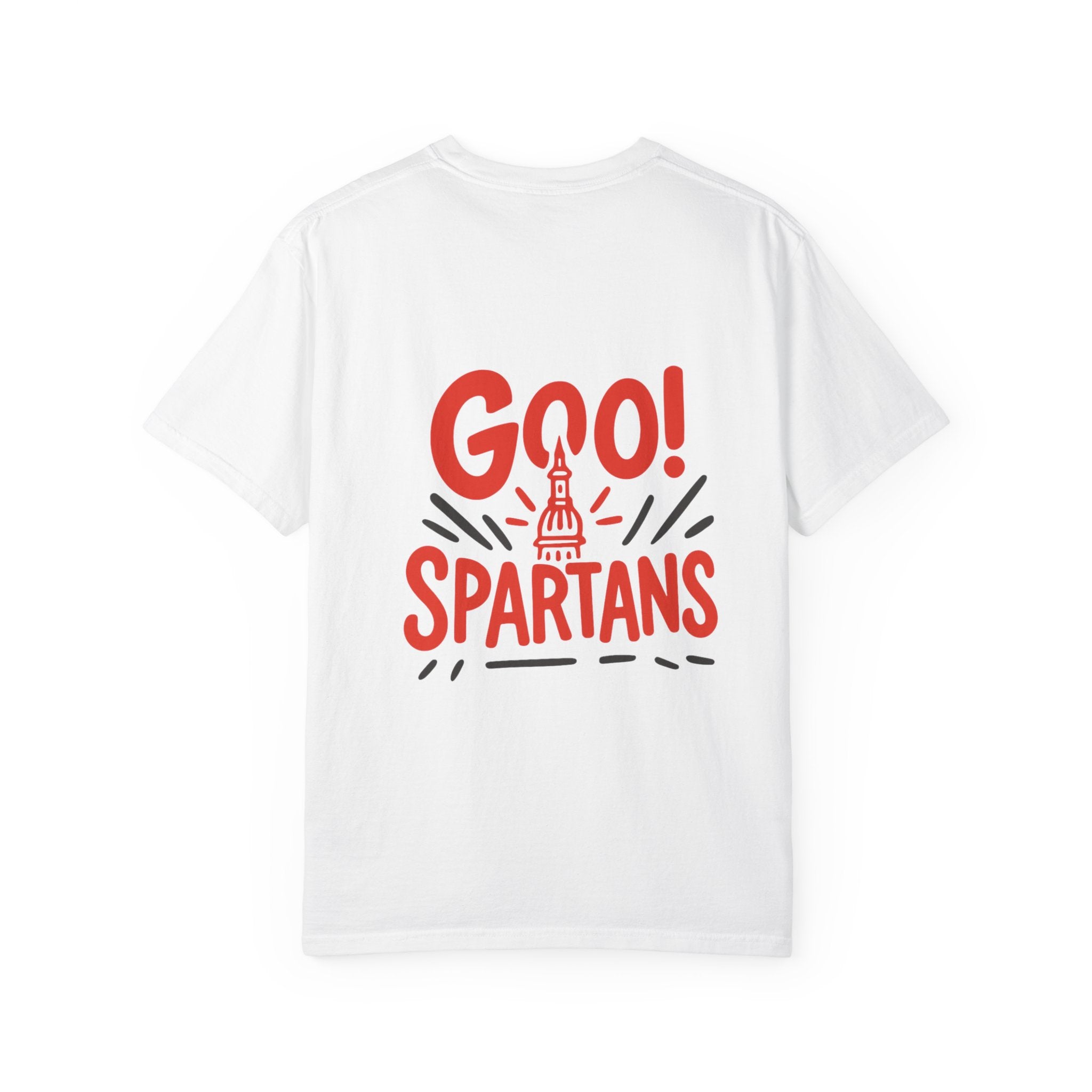 T-Shirt — "Goo! Spartans" Retro Campus Spirit Tee