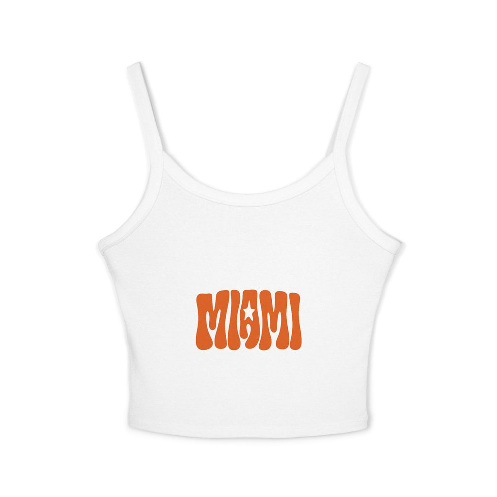 Miami  Strap Tank Top — Women's Crop Top