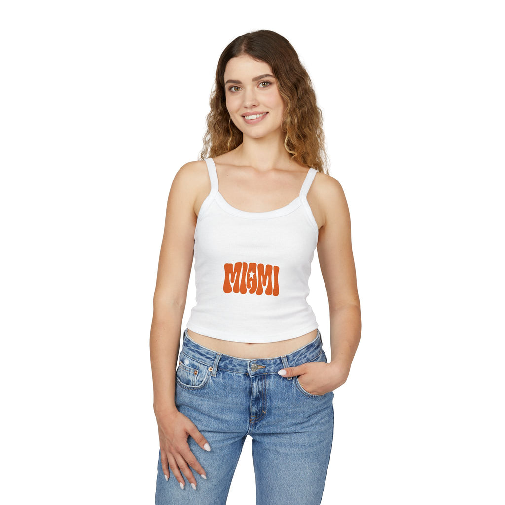 Miami  Strap Tank Top — Women's Crop Top