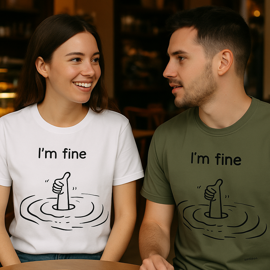 I am Fine, I am ok,  Woman and Man  T-Shirt