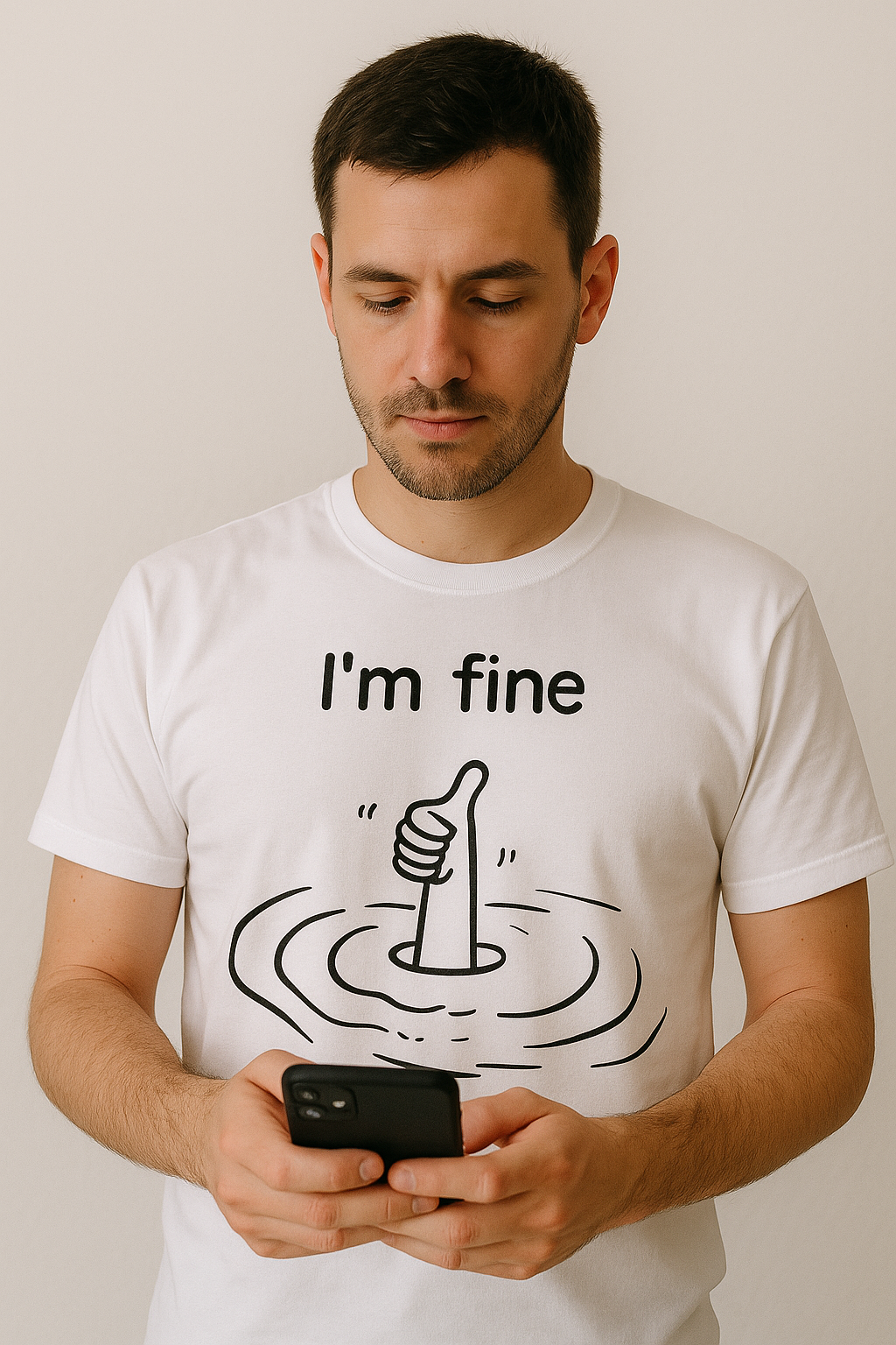 I am Fine, I am ok,  Woman and Man  T-Shirt