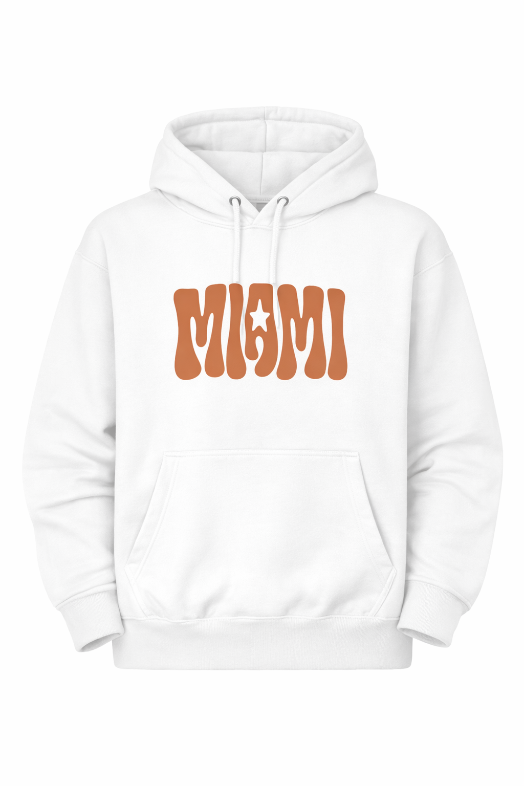 Miami Retro Hoodie — Vintage Groovy State Map Graphic