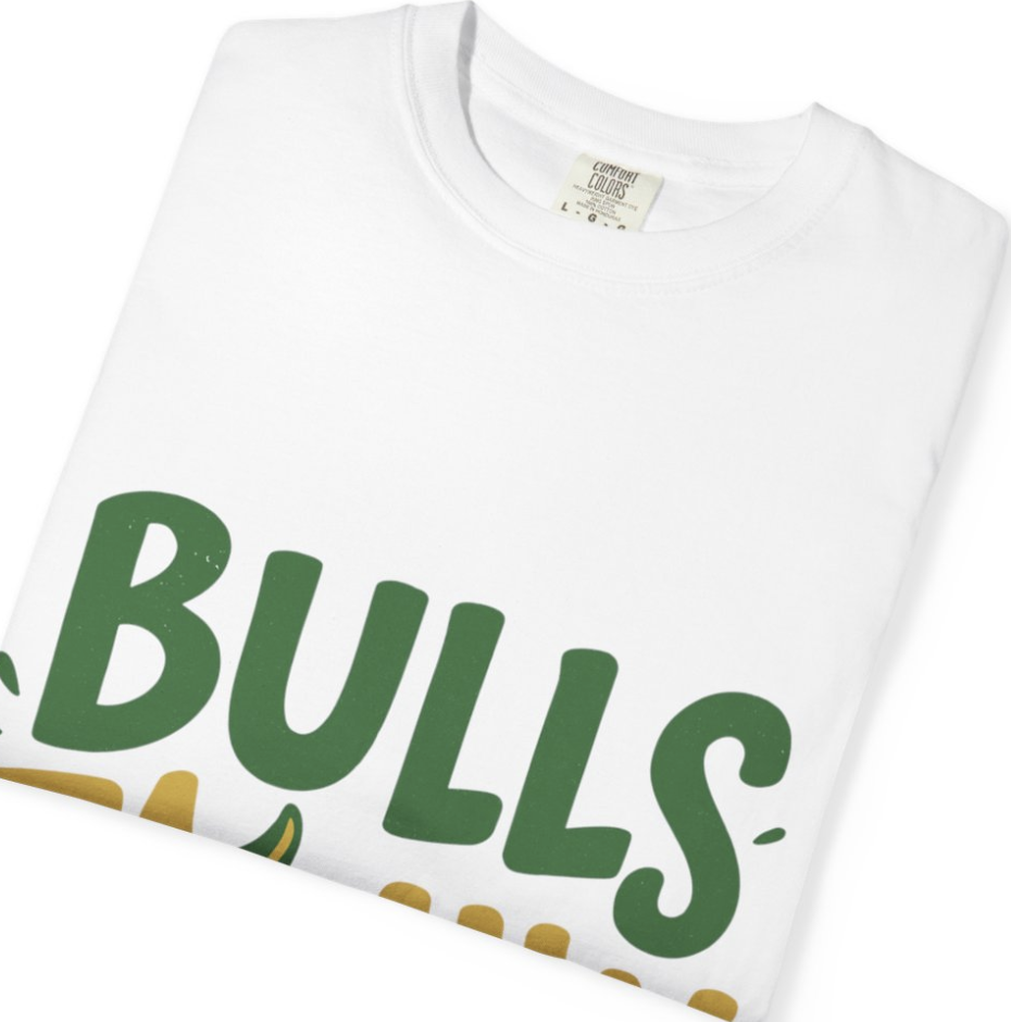 T-Shirt — "Bulls Family" Retro Campus Spirit Tee
