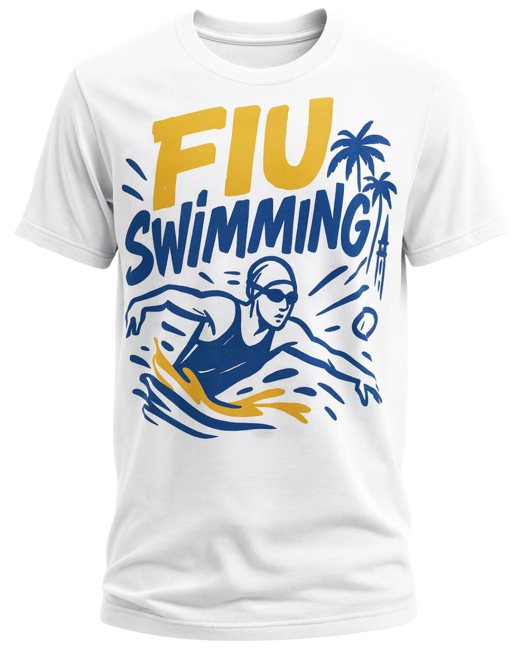 T-Shirt — "FIU Swimming " Spirit Tee